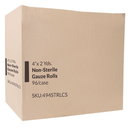 Oasis Non-Sterile Stretch Gauze Rolls, 4 in. x 4.1 Yards, 96PK 494BULK